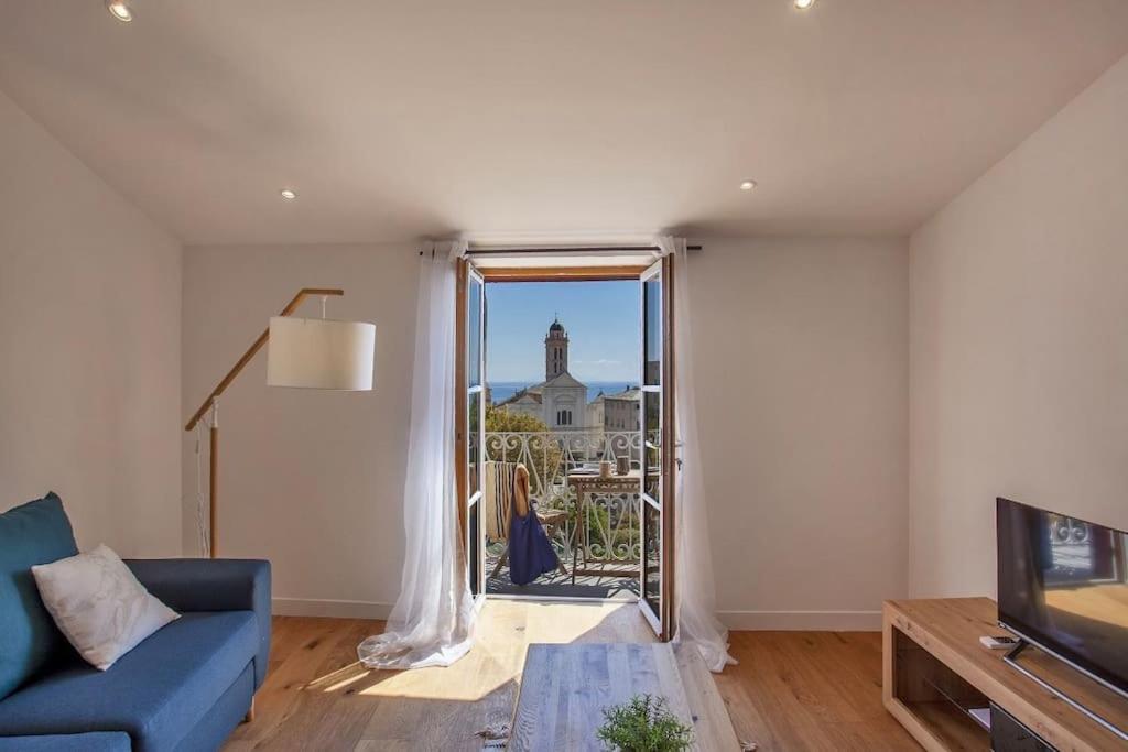 Pepites Bastiaises Piazza D'A Appartement Roof Top Vue Mer Bastia  Buitenkant foto