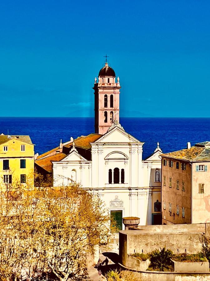 Pepites Bastiaises Piazza D'A Appartement Roof Top Vue Mer Bastia  Buitenkant foto